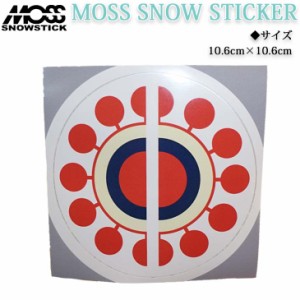 22/23 スノー MOSS SNOWSTICK モススノースティック ステッカー MOSS SNOW STICKER シール ワンサイズ スノー スノボ スキー 2022年/2023