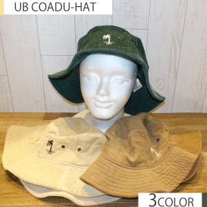 23/24 URBAN ISLAND SOCIETY アーバンアイランドソサイエティ バケハ UB COADU-HAT 帽子 ハット コーデュロイ バケットハット ヤシの木 