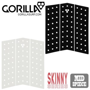 24 GORILLA GRIP ゴリラ グリップ フロントデッキ SKINNY SERIES MID THREE スキニー シリーズ ミッド 3ピース デッキパッド トラクショ