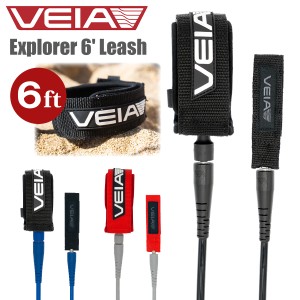 VEIA ヴェイア ベイア リーシュコード Explorer 6' Leash 6ft 7mm エクスプローラー リッシュコード パワーコード サーフィン グッズ ジ