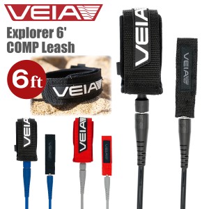 VEIA ヴェイア ベイア リーシュコード Explorer 6' COMP Leash 6ft 5mm エクスプローラー コンプ リッシュコード パワーコード サーフィ