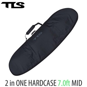 TLS TOOLS トゥールス ツールス ハードケース 2 in ONE HARDCASE 7.0ft MID 2本収納 ショートボード ファンボード サーフボード サーフィ