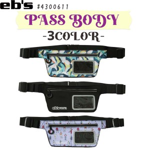 23/24 eb's エビス パスケース PASS BODY リフト券 ボディバッグ ポーチ 小物 スキー スノボ スノー ウインタースポーツ ユニセックス 20