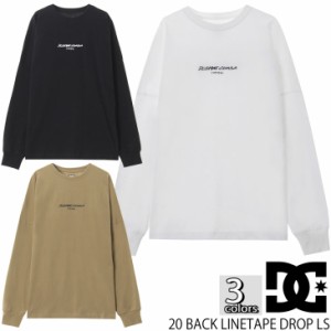 20 DC Shoes ディーシーシューズ 20 BACK LINETAPE DROP LS ロンT ロングスリーブＴシャツ 長袖 メンズ 2020年秋冬 品番 5425J032 日本正