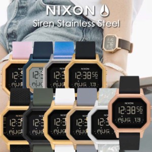 NIXON ニクソン 腕時計 キムタク キムタク愛用 サイレン サーフウォッチ レディース Siren Stainless Steel 耐衝撃 超耐水 サーフィン オ