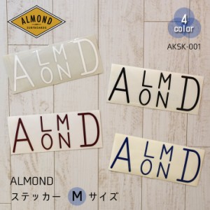 Almond Surfboards & Design アーモンドサーフボードデザイン ステッカー Mサイズ シール AKSK-001 日本正規品