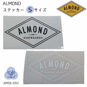 Almond Surfboards & Design アーモンドサーフボードデザイン ステッカー Sサイズ STICKER シール カッティングシート 防水ステッカー 品