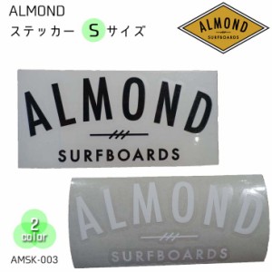 Almond Surfboards & Design アーモンドサーフボードデザイン ステッカー Sサイズ STICKER シール カッティングシート 防水ステッカー 品