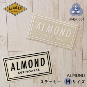 Almond Surfboards & Design アーモンドサーフボードデザイン ステッカー Mサイズ シール AMSK-004 日本正規品