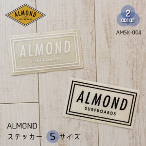 Almond Surfboards & Design アーモンドサーフボードデザイン ステッカー Sサイズ シール AMSK-004 日本正規品