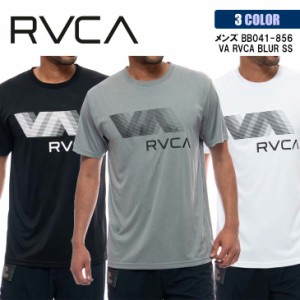 21 RVCA ルーカ ラッシュガード VA RVCA BLUR SS 半袖 Tシャツ ラッシュT 伸縮 吸汗 速乾 メンズ 2021年春夏 品番 BB041-856 日本正規品