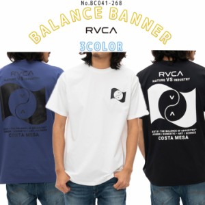 22 RVCA ルーカ 半袖ラッシュガード BALANCE BANNER ラッシュガード サーフTシャツ UPF UVカット 速乾性 メンズ マリンスポーツ サーフィ