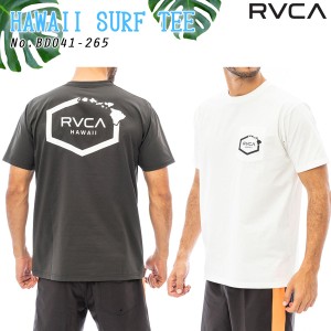 23 SS RVCA ルーカ ラッシュガード HAWAII SURF TEE 半袖 Tシャツ トップス 水陸両用 水着 ロゴ サーフィン マリンスポーツ メンズ 2023