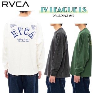 23 RVCA ルーカ ロンT IV LEAGUE LS 長袖 トップス Tシャツ バックプリント 英字 メンズ 2023年秋冬 品番 BD042-069 BD042069 日本正規品