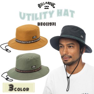 24SS BILLABONG ビラボン ハット UTILITY HAT 帽子 ナイロン ひも付き 取り外し可能 サーフィン マリンスポーツ メンズ ユニセックス 202