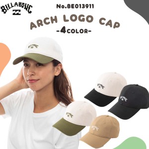 24 SS BILLABONG ビラボン キャップ  ARCH LOGO CAP アーチロゴ 帽子 コットン 深め ロングバイザー サーフィン マリンスポーツ レディー