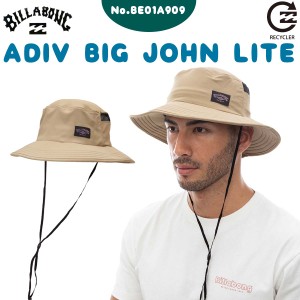 24 HS BILLABONG ビラボン サファリハット ADIV BIG JOHN LITE HAT ハット 帽子 日差し帽子 雨防止 野外活動 自転車移動 耐久性 アウトド