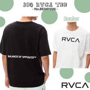 24 SS RVCA ルーカ Tシャツ BIG RVCA TEE 半袖 トップス 夏服 コットン ロゴ サーフィン マリンスポーツ メンズ ユニセックス 2024年春夏