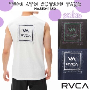 24 SS RVCA ルーカ タンクトップ TOPO ATW CUTOFF TANK ノースリーブ カットオフ 切りっぱなし トップス 袖なし コットン サーフィン マ