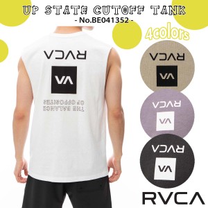 24 SS RVCA ルーカ タンクトップ UP STATE CUTOFF TANK ノースリーブ カットオフ 切りっぱなし トップス 袖なし コットン サーフィン マ