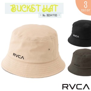 24 SS RVCA ルーカ バケットハット BUCKET HAT 帽子 バケハ ロゴ 刺繍 シンプル ハット コットン 綿 メンズ  2024年春夏 品番 BE041-930 