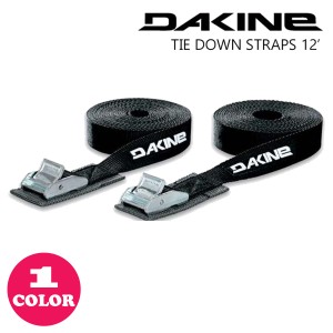 DAKINE ダカイン TIE DOWN STRAPS 12FT 12’ タイダウンストラップ キャリア ストラップベルト サーフボード 車 持ち運び タイダウンロー