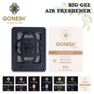 GONESH ガーネッシュ 車 芳香剤 BIGGEL AIR FRESHENER ビッグジェル エアーフレッシュナー  ホワイトムスク ココナッツ No.8 No.4 香り 