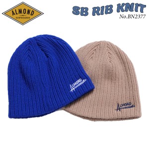 23 Almond アーモンド ビーニー SB RIB KNIT 帽子 ニット帽 ロゴ スキー スノボ ウィンタースポーツ メンズ レディース ユニセックス 202