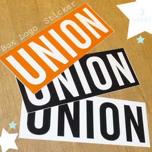 UNION ユニオン ステッカー Box Logo Sticker シール スノーボード スノボ ビンディング バインディング ボックスロゴ サーフボード アウ