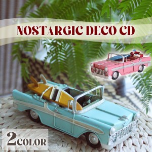 雑貨 インテリア 車 NOSTARGIC DECO CD ノスタルジックデコ シーディー 置物 店舗装飾 レトロ ビンテージ アメリカ サーフボード サーフ