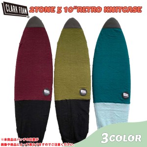 23 SS Clark Foam クラークフォーム ニットケース 2TONE 5 10"RETRO KNITCASE ボードケース 5.10ft レトロ ポケット付き サーフボード マ