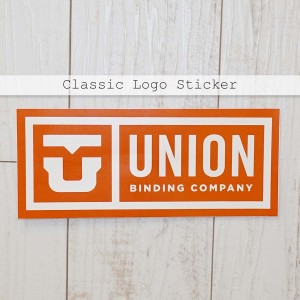 UNION ユニオン ステッカー Classic Logo Sticker シール スノーボード スノボ ビンディング バインディング ロゴ サーフボード アウトド
