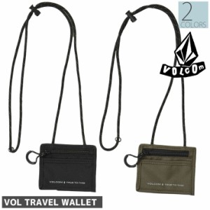 20 VOLCOM ボルコム VOL TRAVEL WALLET トラベルウォレット ポーチ バック コインケース メンズ 2020年春夏 品番 D60120JA 日本正規品