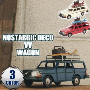 雑貨 インテリア 車 NOSTARGIC DECO VV WAGON ノスタルジックデコ ワゴン 置物 店舗装飾 レトロ ビンテージ クラフト サーフボード サー