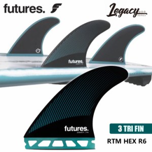 Futures. フューチャー フィン RTM HEX R6 RAKE レイク Legacy シリーズ トライ ミディアム Mサイズ 3本セット ブルー 青 日本正規品