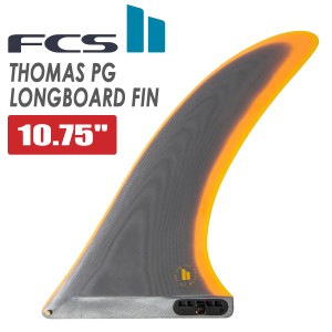 24 FCS2 ロングボード フィン THOMAS LONGBOARD FIN 10.75” トーマス・ベクソン シングルフィン パフォーマンスグラス PG 10.75ft Thoma