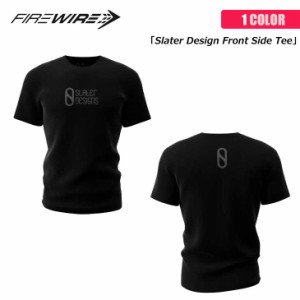 FIRE WIRE ファイヤーワイヤー Tシャツ Slater Design Front Side Tee 半袖 オーガニックコットン ショートスリーブ シンボルプリント 日