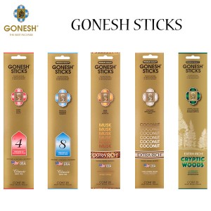 GONESH ガーネッシュ 芳香剤 20 STICKS ルームフレグランス ムスク ココナッツ COCONUT No.8 No.4 クリプティックウッズ お香 日本正規品