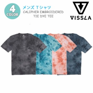 VISSLA ヴィスラ 半袖 Tシャツ メンズ CALIPHER EMBROIDERED TIE DYE TEE 品番 M481DCAL19SU 日本正規品