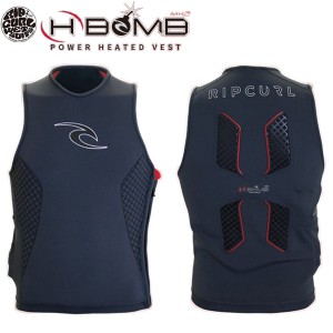 RIPCURL リップカール パワーヒートベスト 電力加熱型ヒートベスト 2016年/2015年 H-BOMB VEST POWER HEATED VEST 品番 X30-900 日本正規