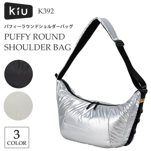 24 KiU キウ ショルダーバッグ PUFFY ROUND SHOULDER BAG パフィーラウンド ポケット付き はっ水加工 ポリエステル100％ ユニセックス ア