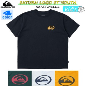 24 SS QUIKSILVER クイックシルバー キッズ用 Tシャツ SATURN LOGO ST YOUTH 半袖 トップス 子供用 2024年春夏 品番 KST241002 日本正規