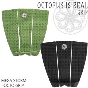 OCTOPUS IS REAL オクトパスイズリアル デッキパッド デッキパッチ 3ピース MEGA STORM OCTO GRIP メガストーム オクトグリップ 日本正規