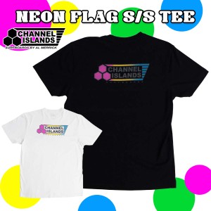 23 SS Channel Islands チャンネル アイランド Tシャツ Neon Flag Short Sleeve T-Shirt ティーシャツ トップス 半袖 バックプリント ロ