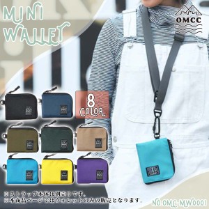 24 OMCC オーエムシー 財布 MINI WALLET ミニウォレット 撥水加工 コインケース お札 硬貨 カード シンプル レディース ユニセックス 202