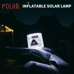 POLeR ポーラー ランプ POLER INFLATABLE SOLAR LAMP - CLEAR 灯り 灯ろう キャンプ キャンプギア アウトドア 登山 サーフィン 海 バーベ