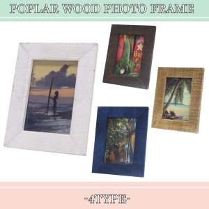 雑貨 インテリア 写真立て POPLAR WOOD PHOTO FRAME ポプラウッド フォトフレーム ポストカード 置物 サーフィン アウトドア プレゼント 