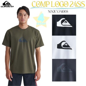 24 SS QUIKSILVER クイックシルバー ラッシュガード COMP LOGO 24SS 半袖 Tシャツ 水着 メンズ 2024年春夏 品番 QLY241005 日本正規品