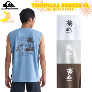 24 SS QUIKSILVER クイックシルバー ラッシュガード TROPICAL BREEZE SL タンクトップ ラッシュタンク 水着 ノースリーブ 袖なし メンズ 