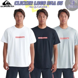 24 SS QUIKSILVER クイックシルバー ラッシュガード CLICKER LOGO DNA SS 半袖 Tシャツ 水着 メンズ 2024年春夏 品番 QLY241008 日本正規